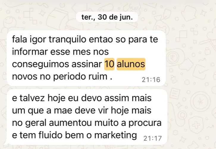 Feedback de cliente 5